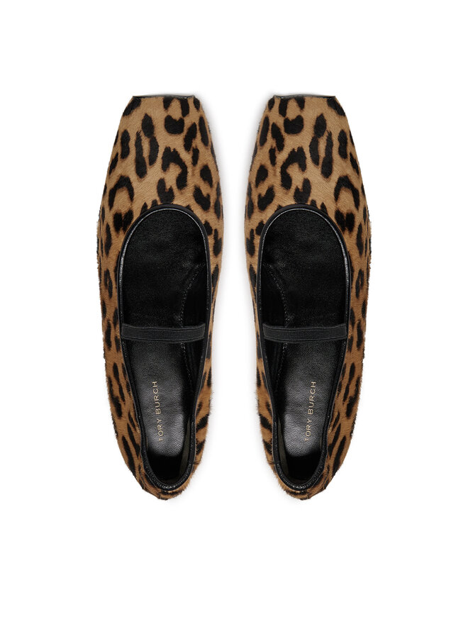 Tory Burch Балетки Tory Burch Runway Ballet 165476 Коричневий
