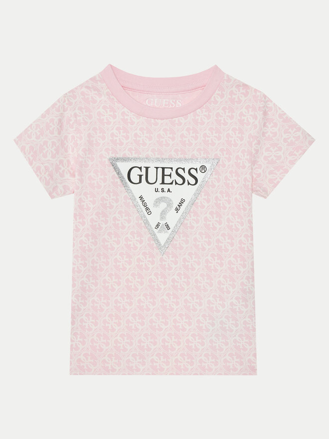 Guess Guess Camiseta K5RI15 K6YW4 Rosa Regular Fit