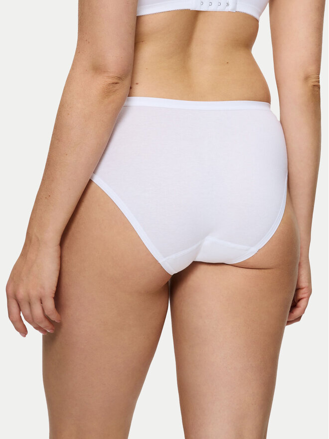 Triumph Triumph Klasične spodnje hlačke Sense Of Cotton 10224969 Bela