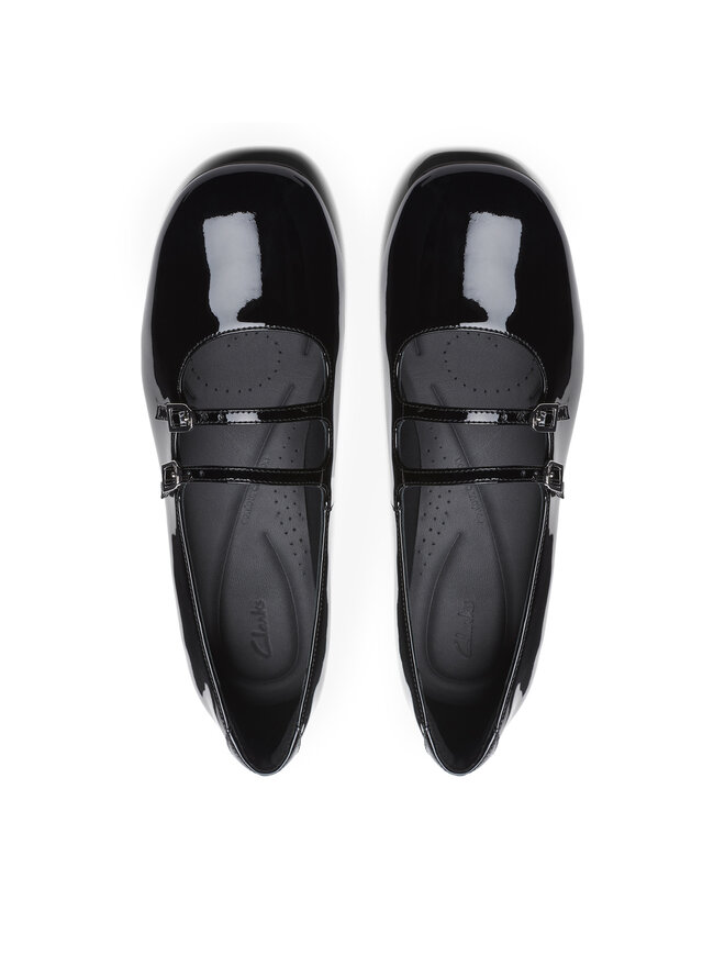 Clarks Baleríny Clarks Daiss 30 Shine 26174712 Čierna