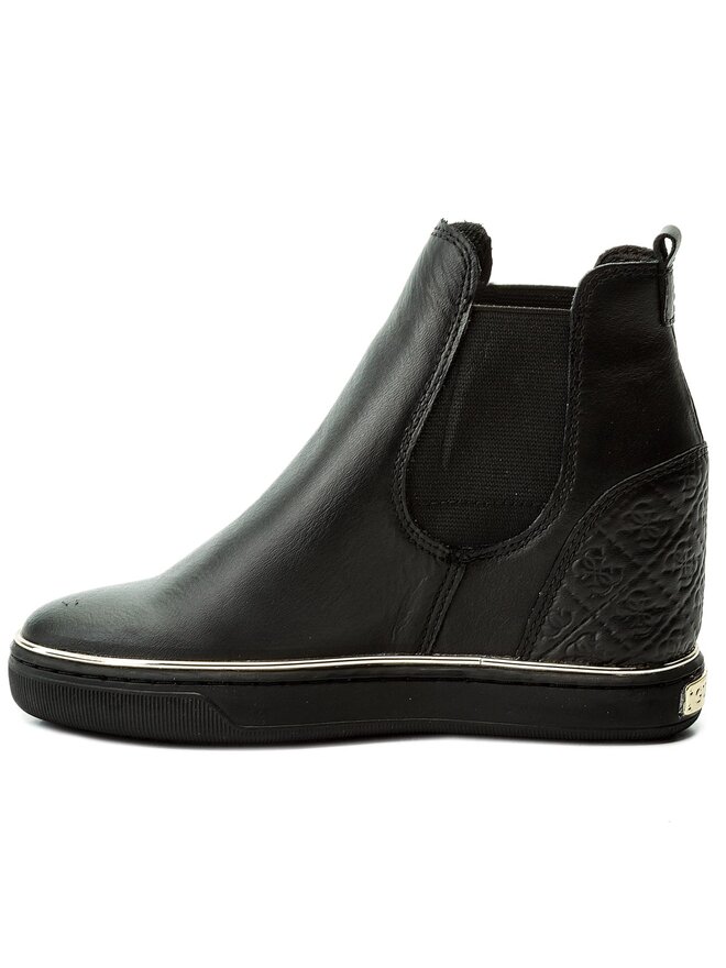 Guess Ботильйони Guess Freda FLFRE3 LEA12 Чорний
