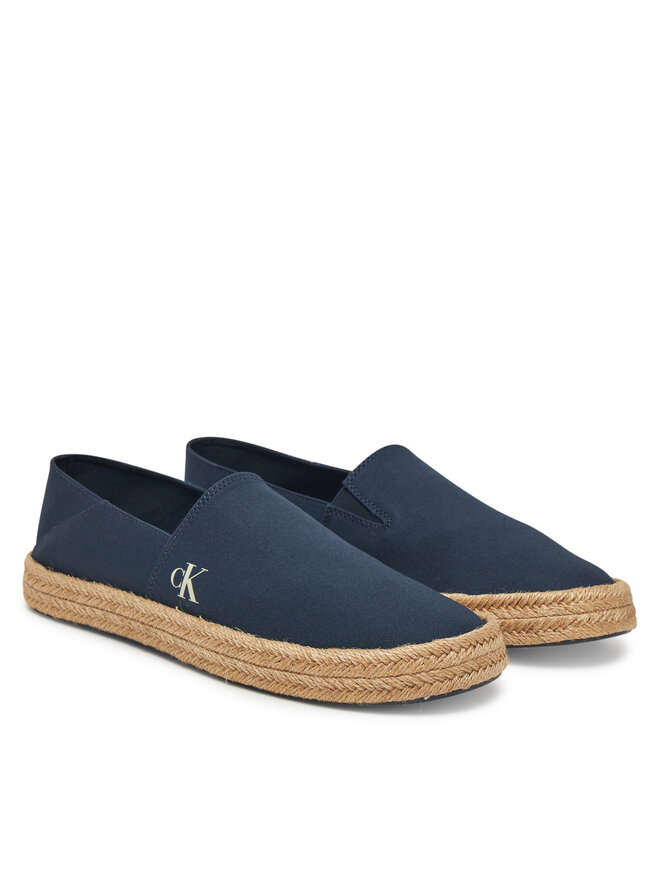Calvin Klein Jeans Espadryle Calvin Klein Jeans Inj Espadrille Cv YM0YM01251 Granatowy