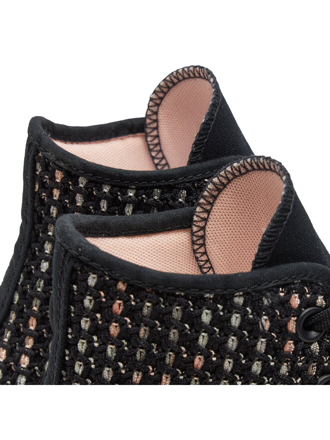 Converse Scarpe da ginnastica Converse Chuck Taylor All Star Lift Platform Crochet A09829C Nero