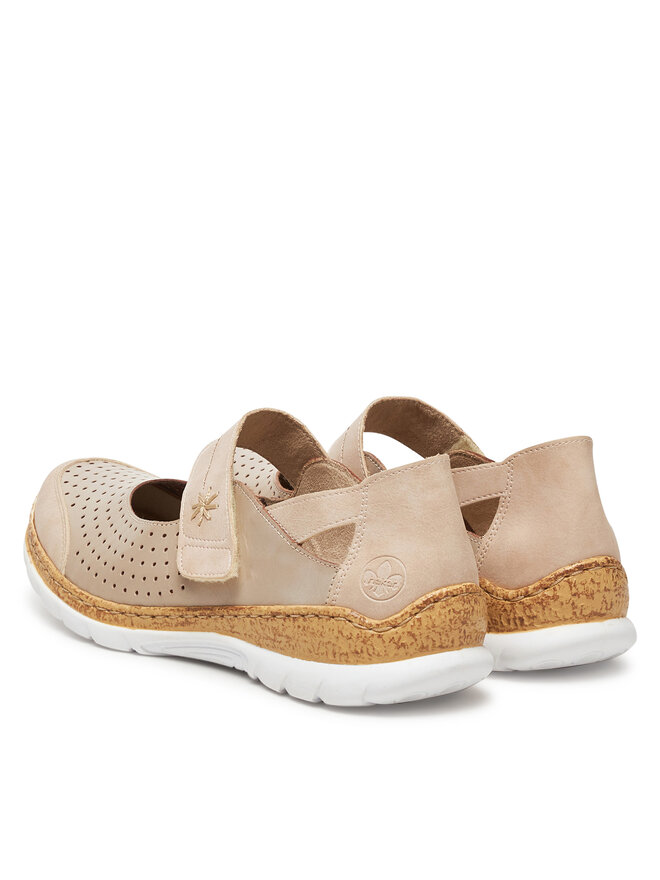 Rieker Pantofi Rieker N42B2-62 Bej