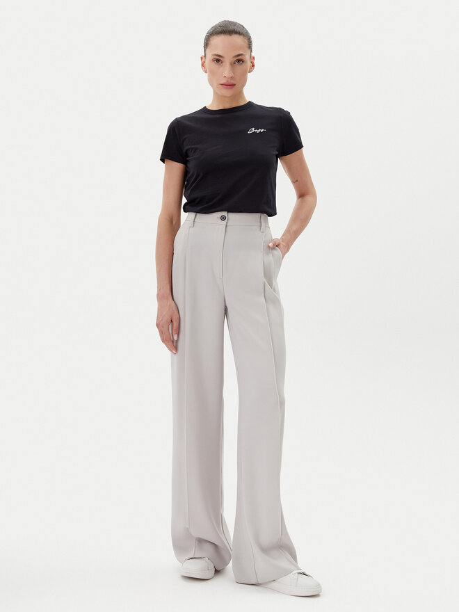 BOSS BOSS Футболка C_Elogo_20 50541343 Чорний Slim Fit