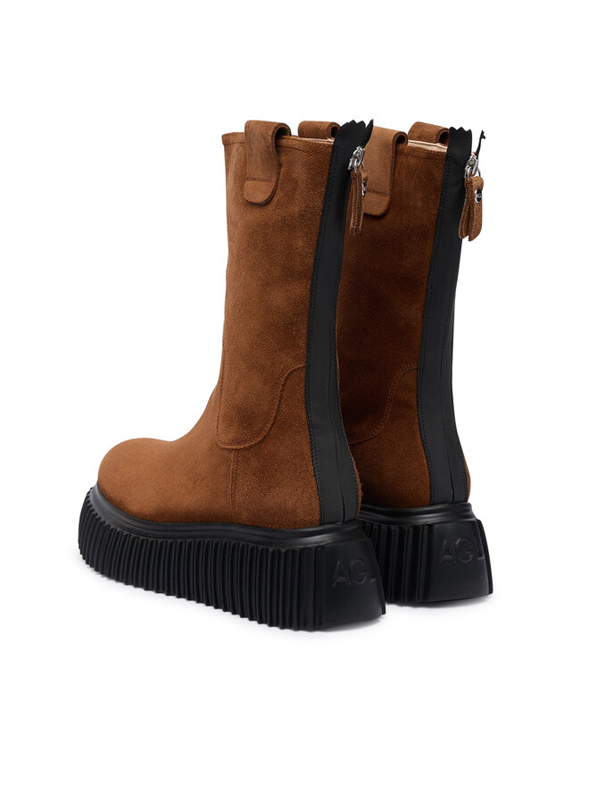 AGL Bokacsizma AGL Milagros D751503PGKI014C489 Barna