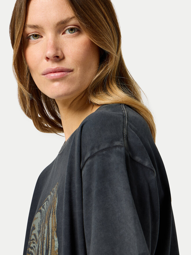Wrangler Wrangler Camiseta 112356445 Negro Oversize