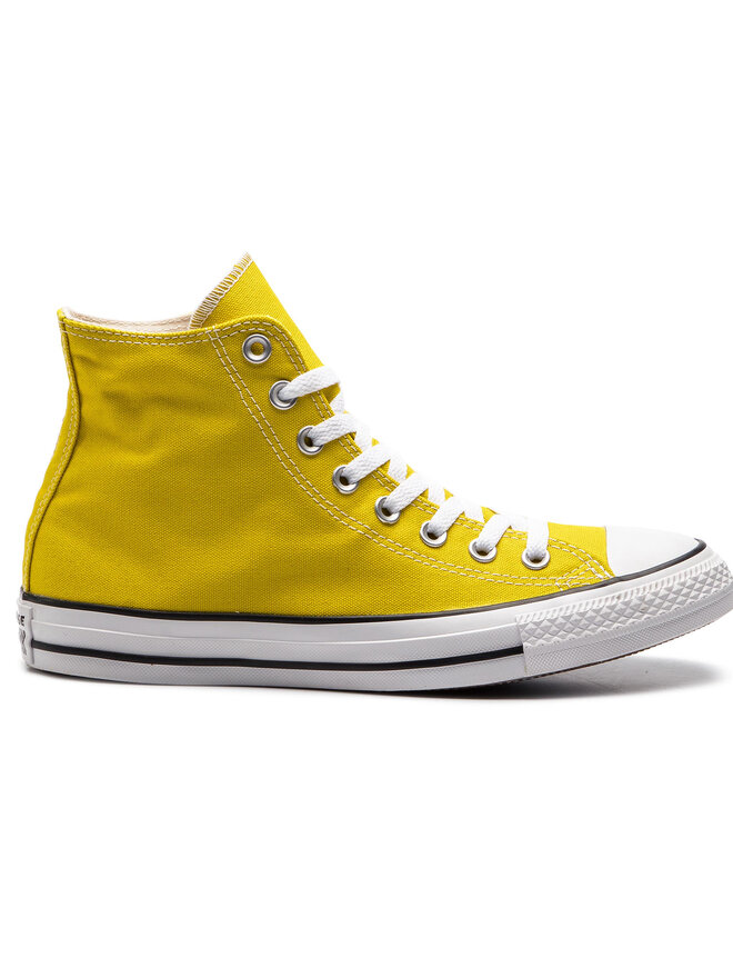 Sneakers Converse Ctas Hi 163353C Jaune chaussures