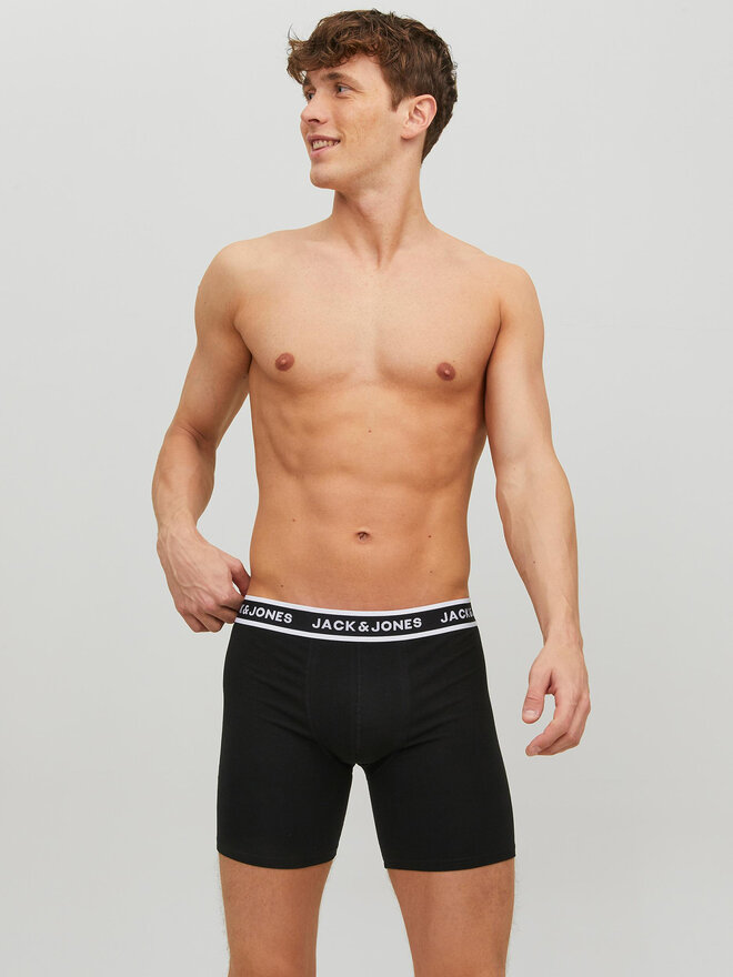 Jack&Jones Jack&Jones Σετ μποξεράκια 3 τμχ 12229576 Μαύρο