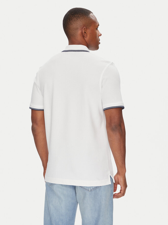 Wrangler Wrangler Poloshirt 112365466 Weiß Regular Fit