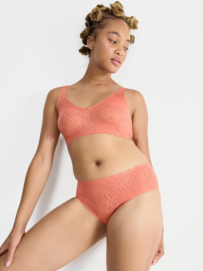 Sloggi Sloggi Klassischer Damenslip Zero Feel Bliss 10219689 Orange