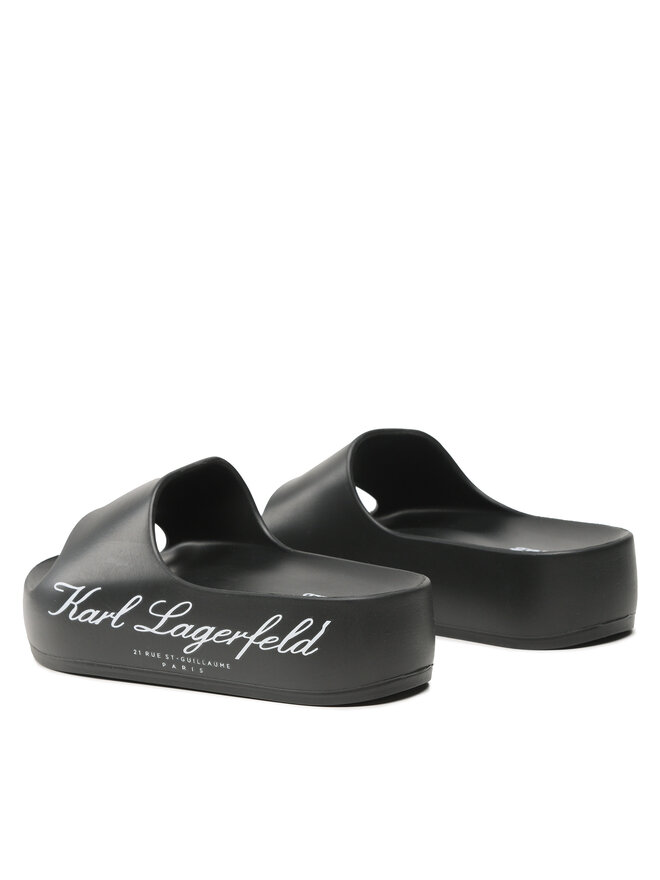 KARL LAGERFELD Klapki KARL LAGERFELD KL86000 Czarny