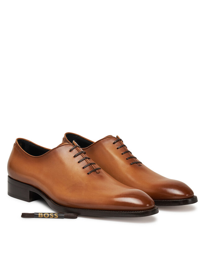BOSS Nizki čevlji BOSS Styl Rill 50534364 Rjava