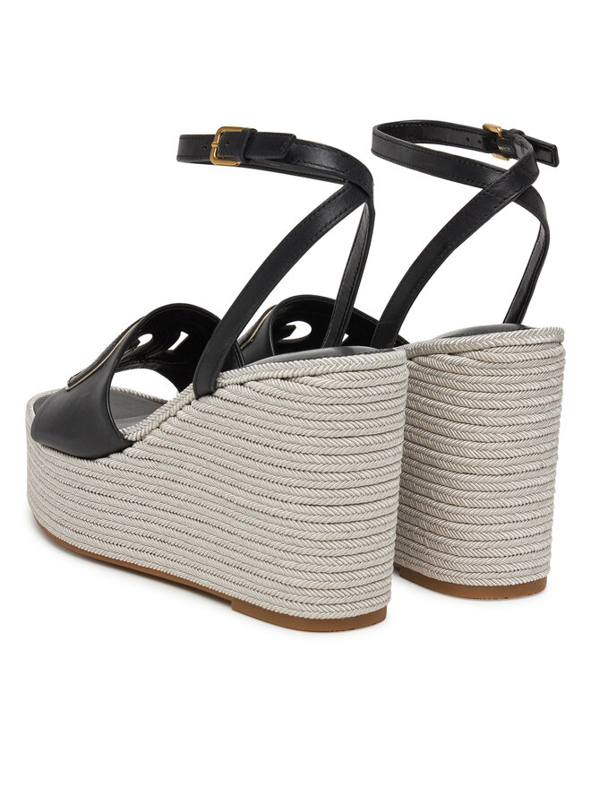 Guess Espadryle Guess FLJTAN LEA04 Czarny