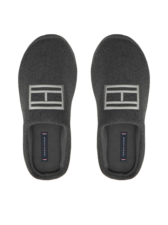 Tommy Hilfiger Pantofole Tommy Hilfiger Flag Warm Felt House Shoe FM0FM05227 Blu scuro