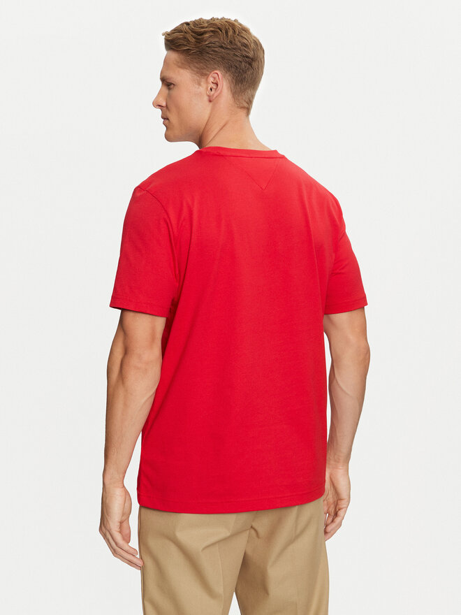 Tommy Hilfiger Tommy Hilfiger Marškinėliai Essential MW0MW37267 Raudona Regular Fit
