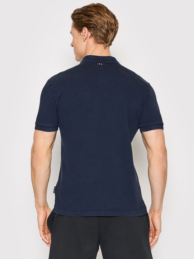 Napapijri Napapijri Poloshirt Elbas NP0A4GDL Dunkelblau Regular Fit