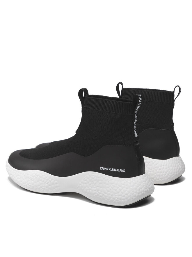 Calvin Klein Jeans Sneakers Calvin Klein Jeans Runner Sneaker Sock Knit YM0YM00045 Schwarz