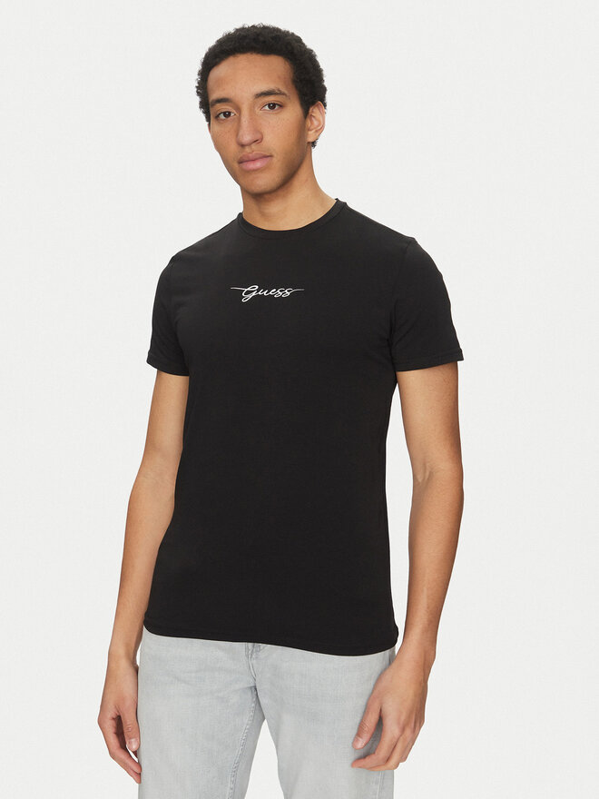 Guess Guess T-Shirt U5GM02 KCD31 Μαύρο