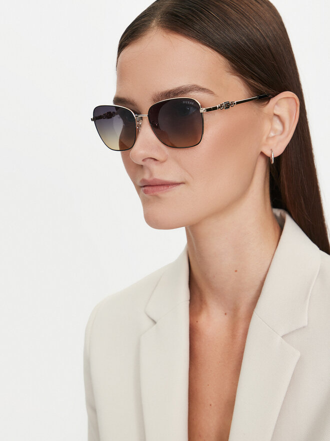 Guess Okulary przeciwsłoneczne Guess GU7884 Złoty