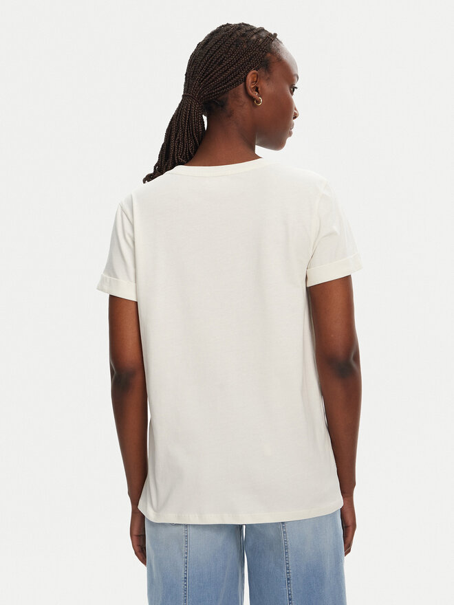 Liu Jo Sport Liu Jo Sport Póló TA5180 JS923 Fehér Regular Fit