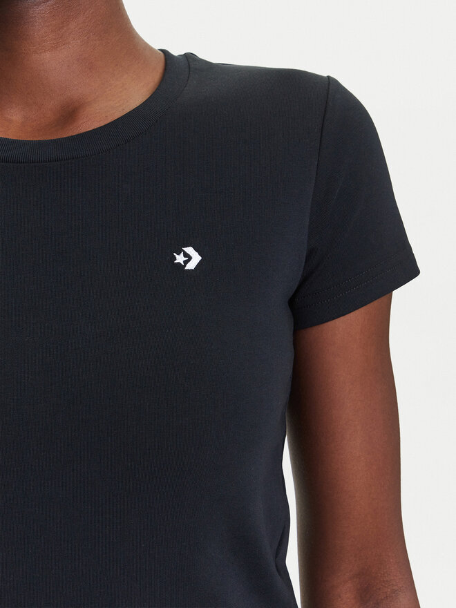 Converse Converse Camiseta 10027252-A02 Negro Slim Fit
