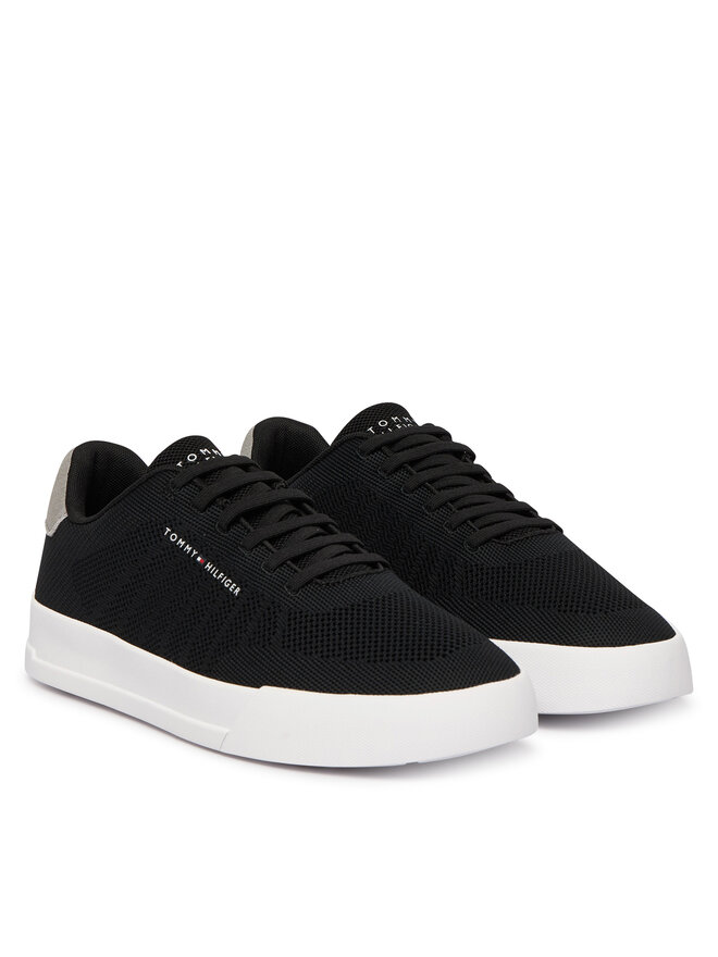 Tommy Hilfiger Sneakers Tommy Hilfiger Th Court Knit FM0FM05823 Schwarz