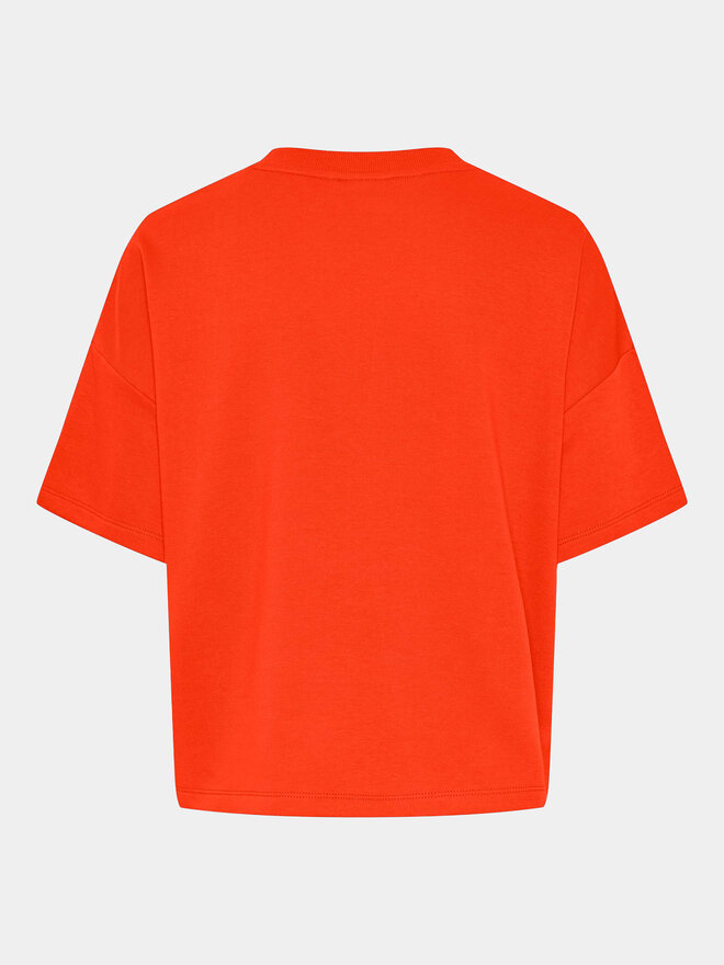 Pieces Pieces Camiseta Chilli Summer 17118870 Naranja Loose Fit