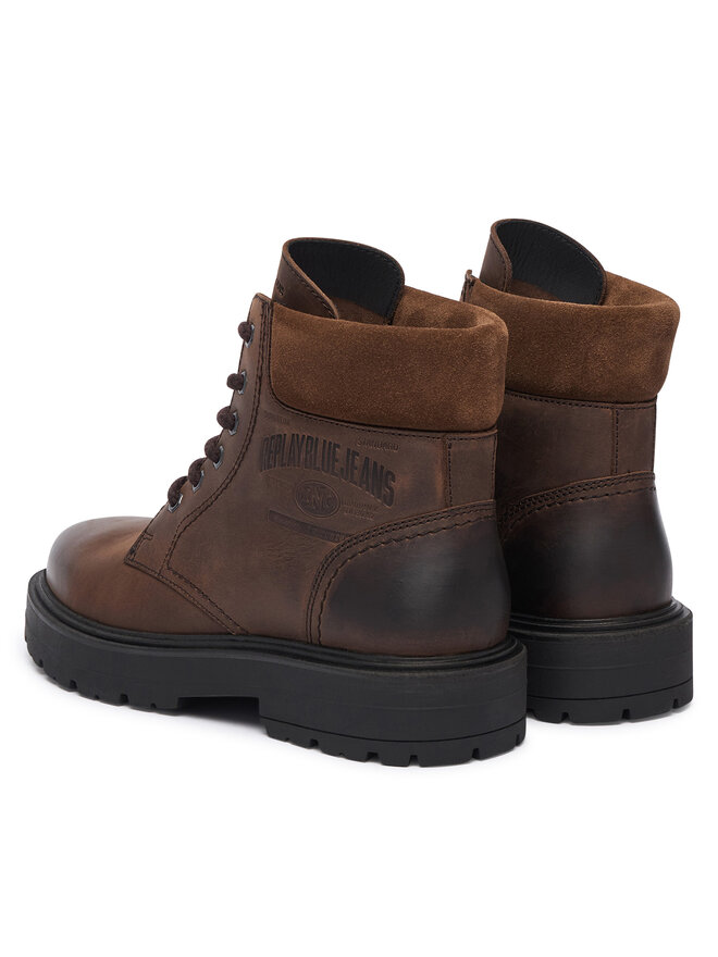 REPLAY Schnürschuhe REPLAY GMC1V.000.C0203L Dunkelbraun