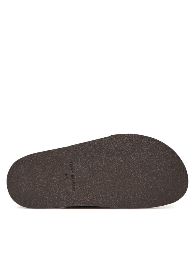 Tory Burch Чехли Tory Burch T Lock Sport Slide 166905 Кафяв