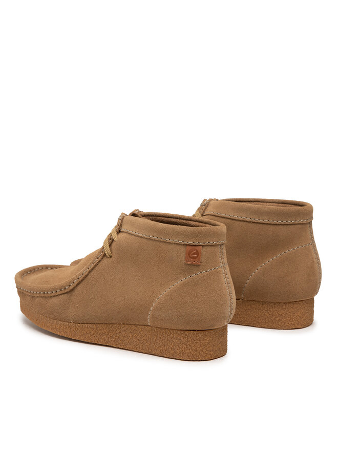 Clarks Schnürschuhe Clarks Shacre Boot 26159438 Beige