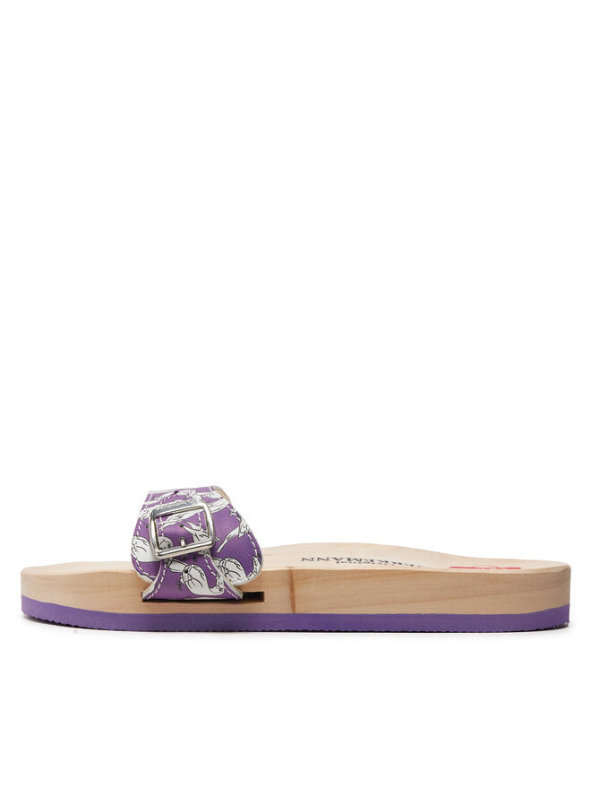 Berkemann Pantoletten Berkemann Original Sandale 00100 Violett
