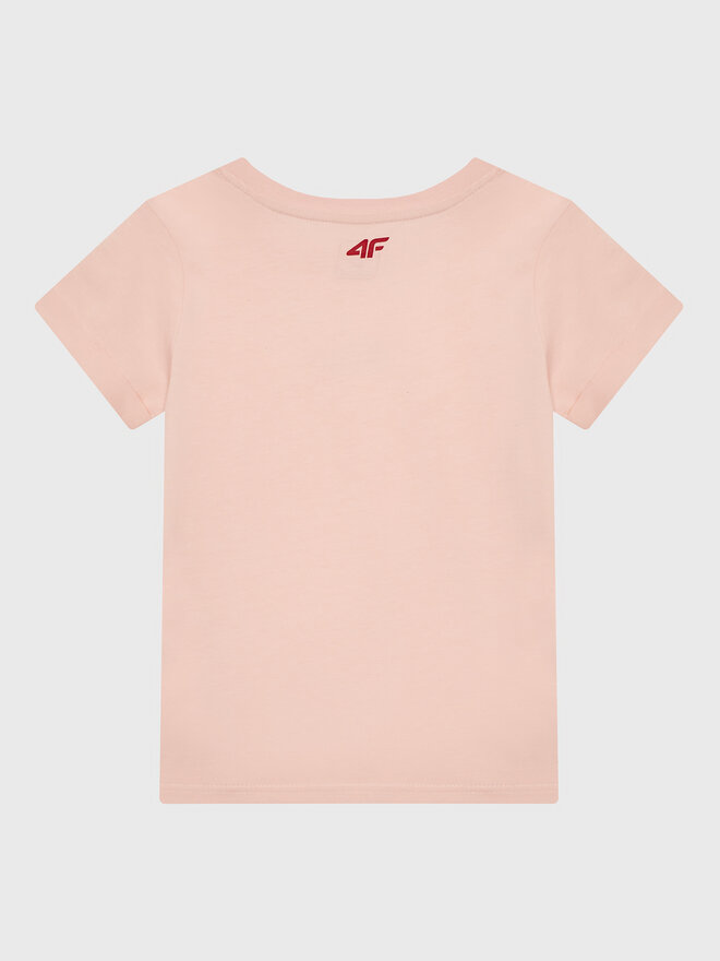 4F 4F Póló HJZ22-JTSD005 Rózsaszín Regular Fit