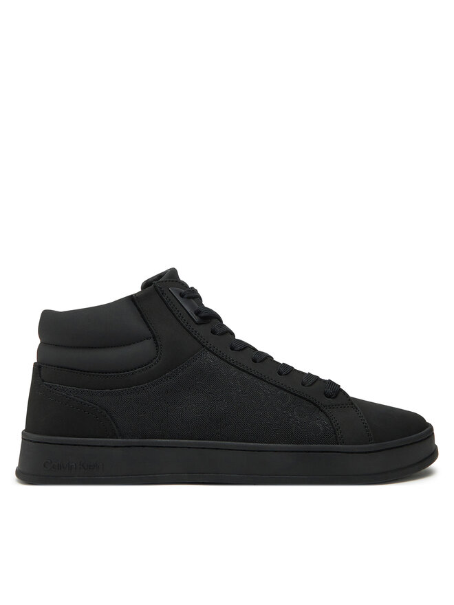 Calvin Klein Sneakersy Calvin Klein High Top Lace Up Nb Mono HM0HM01769 Černá
