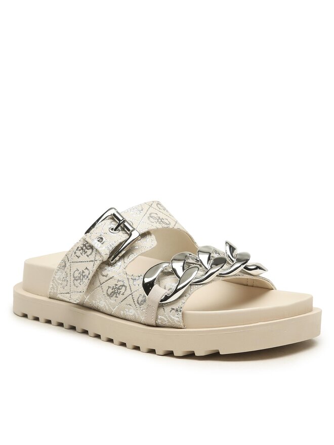 Guess Klapki Guess Fatema FL6FAT FAL03 Beżowy