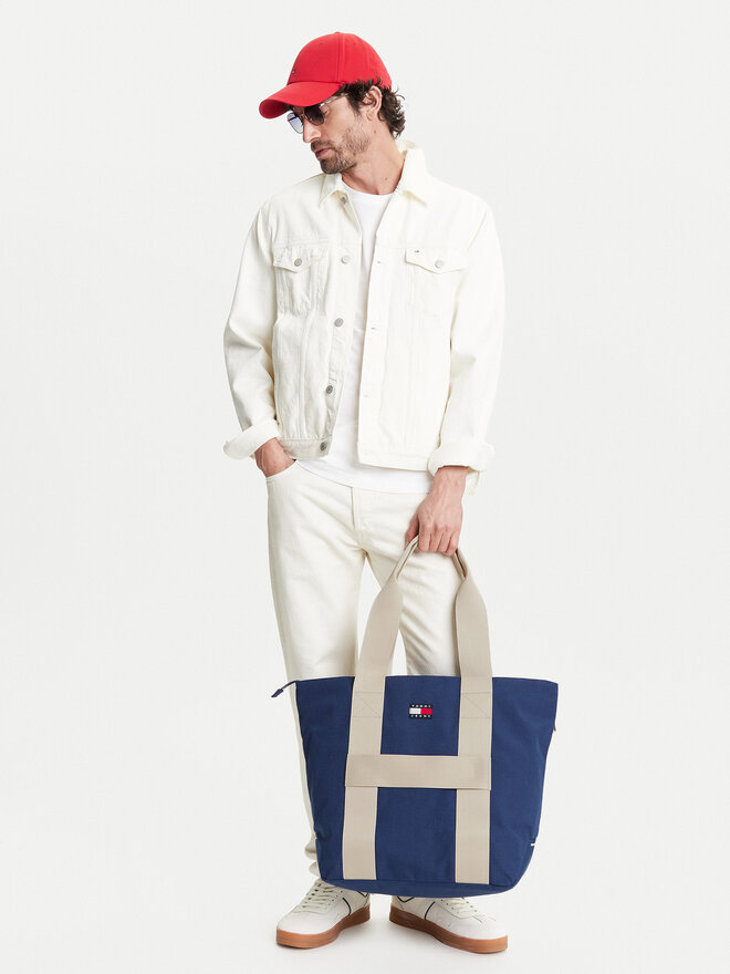 Tommy Jeans Сак Tommy Jeans Tjm Retro Cool Tote AM0AM13278 Тъмносин