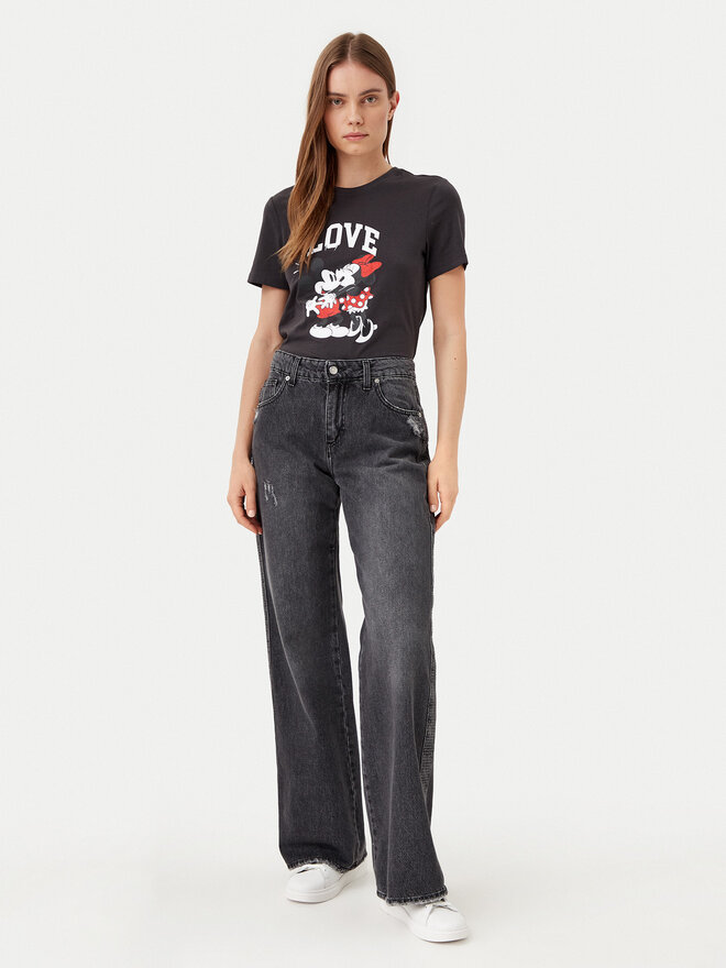 ONLY ONLY T-Shirt Mickey 15317991 Μαύρο Regular Fit