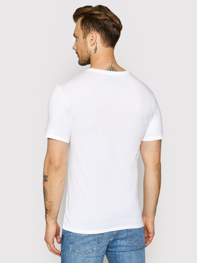Lacoste Lacoste Set od 3 majice TH3321 Bijela Slim Fit