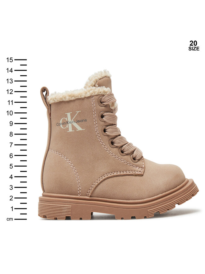 Calvin Klein Jeans Ботуши Calvin Klein Jeans Lace-Up Bootie V1A5-81011-1628 Розов