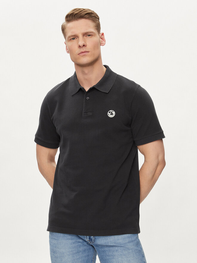 Save The Duck Save The Duck Poloshirt Ovidio DR1213M-BATE18 Schwarz Regular Fit