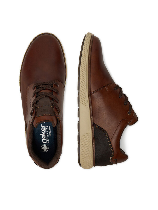 Rieker Sneakersy Rieker B3313-24 Hnědá