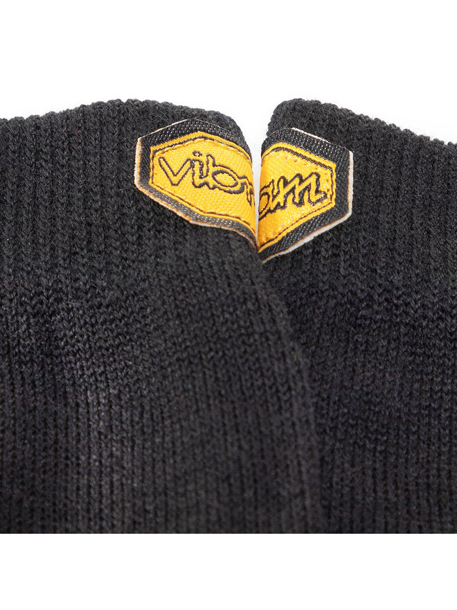 Vibram Fivefingers Hohe Unisex-Socken Vibram Fivefingers Blend Crew S15C01M Schwarz