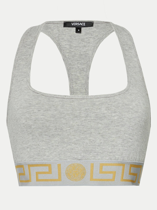 Versace Versace Бюстгальтер-топ AUD01039 Сірий
