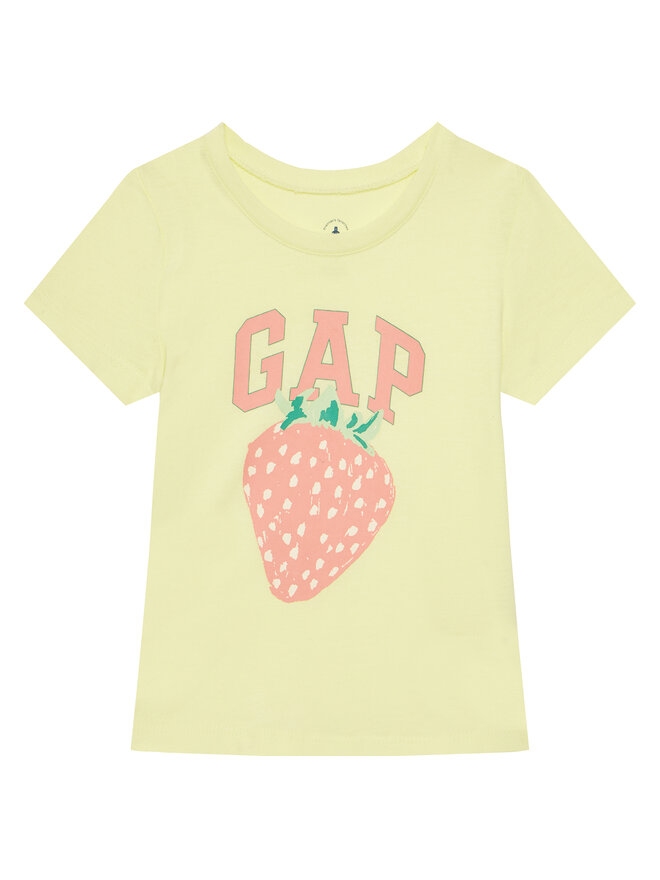 Gap Gap Camiseta 710285-03 Amarillo Regular Fit