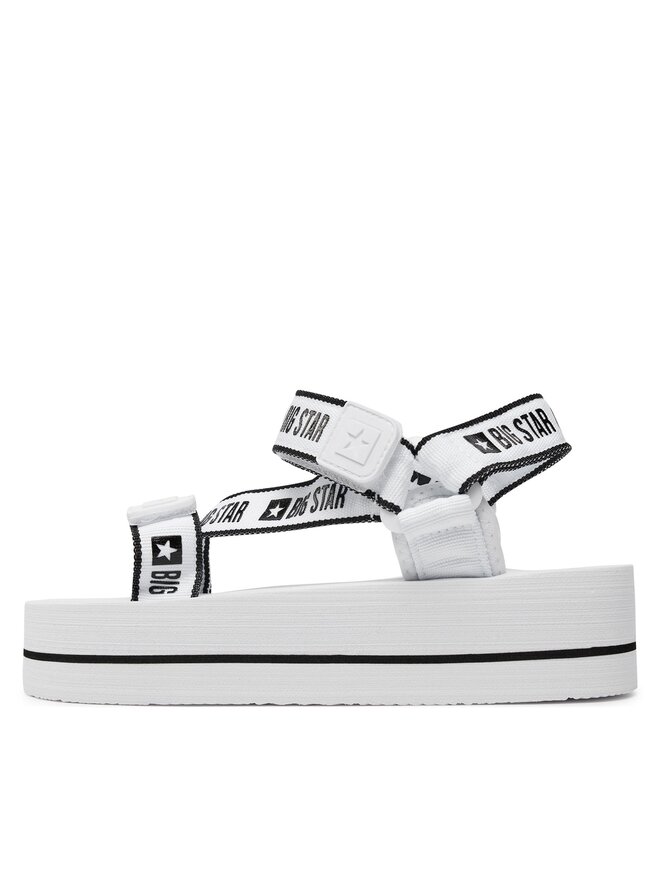 Big Star Shoes Sandały Big Star Shoes NN274A526 Biały