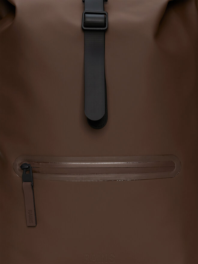 Rains Σακίδιο Rains Rolltop Rucksack W3 13320 Καφέ