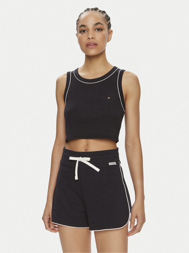 Tommy Hilfiger Tommy Hilfiger Felső UW0UW05232 Sötétkék Slim Fit