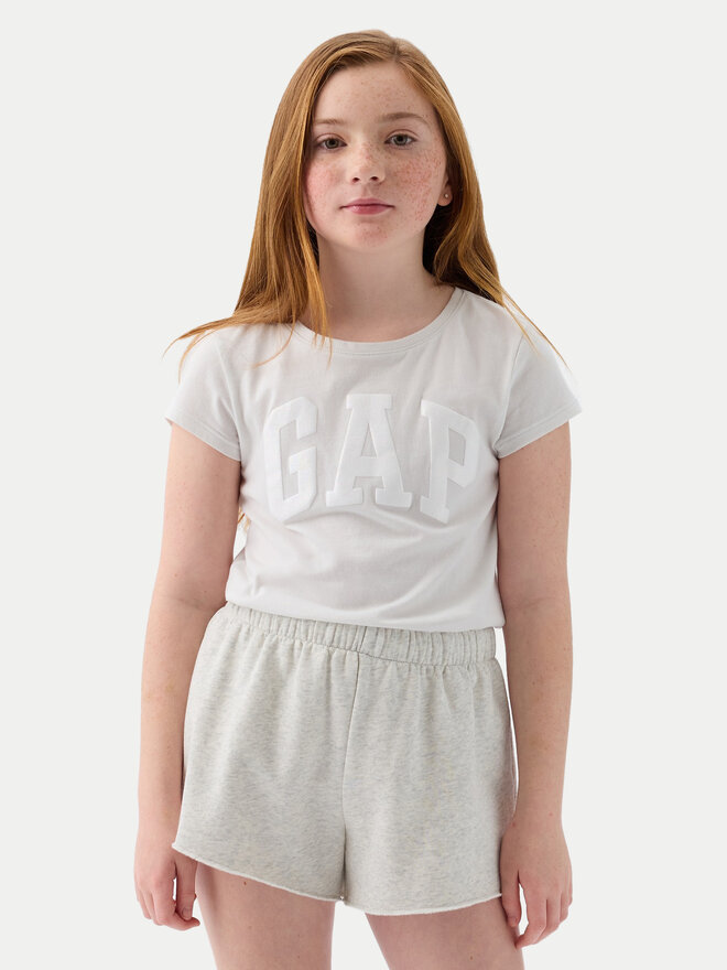 Gap Gap Marškinėliai 885666 Écru Regular Fit