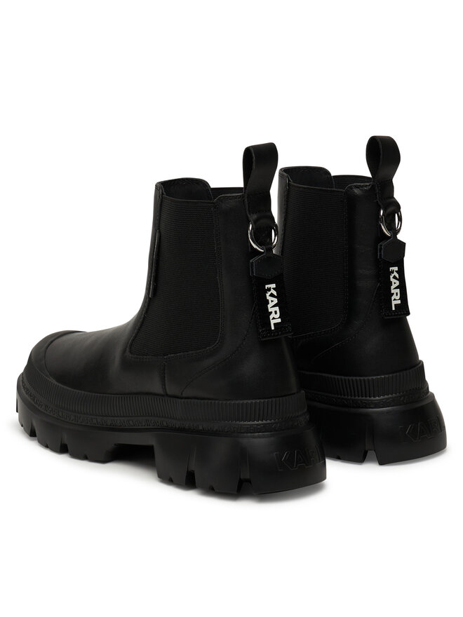 KARL LAGERFELD Боти тип челси KARL LAGERFELD KL43545 Черен