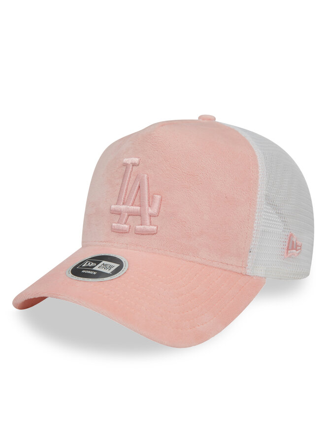 New Era Шапка с козирка New Era Wmns Velour Trucker La Dodgers 60435011 Розов